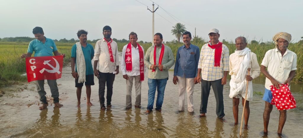 బలాన్ పల్లి నుండి పాపాగల్  వెళ్లే రోడ్డు మరియు బ్రిడ్జిని నిర్మించాలి సిపిఐ