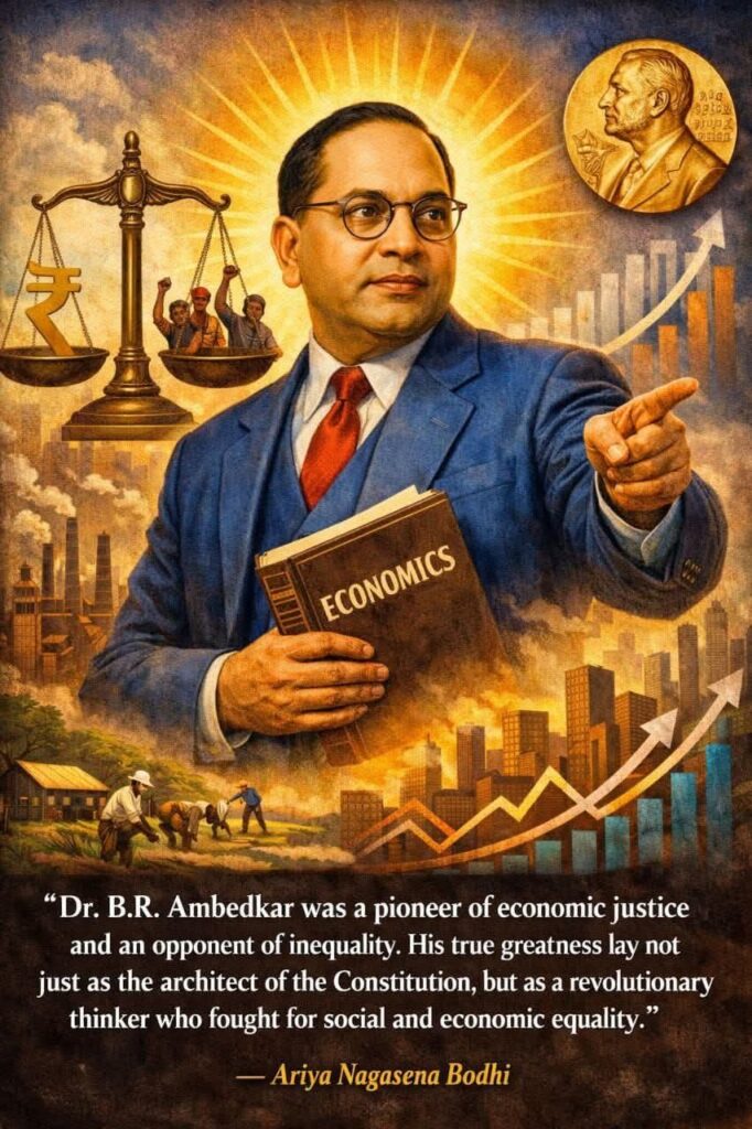 ఆర్థిక న్యాయ శాస్త్ర శిల్పి . డాక్టర్ బాబా సాహెబ్ అంబేద్కర్