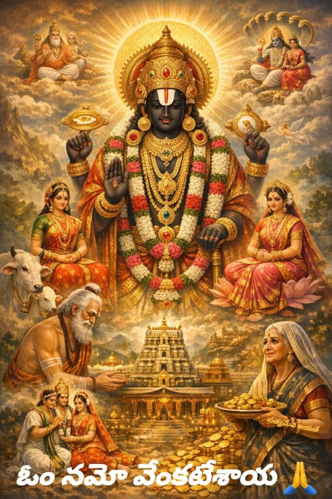 కలియుగ దైవం శ్రీ వెంకటేశ్వర స్వామి వారి దివ్య చరిత్ర