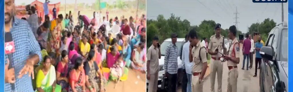 బహదూర్ గూడ లో భూస్వదినం ఉద్రిక్తత..