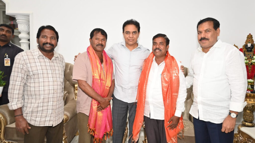 కేటీఆర్ ను కలిసిన నాయకులు..