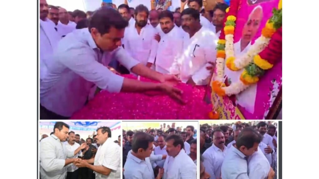 బీరం హర్షవర్ధన్ రెడ్డిని పరామర్శించిన కేటీఆర్..